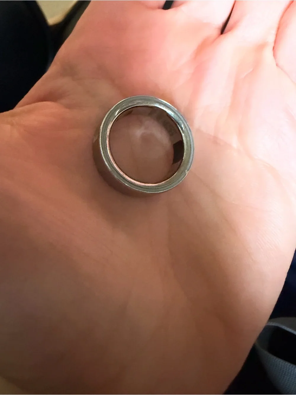 Oura Ring Set in Silver size 8